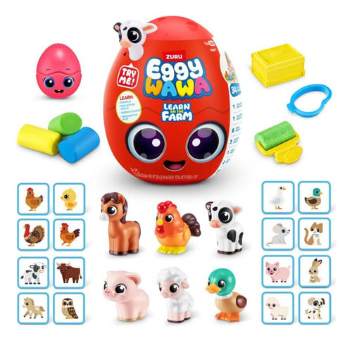 Eggy Wawa Granja Para Bebés - Aprende Inglés Con Animales