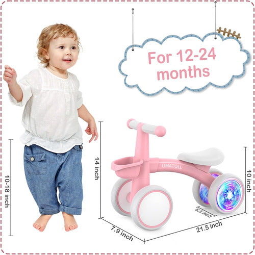 Bicicleta De Impulso Para Bebes Caminador Equilibrio