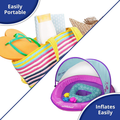 Flotador Inflable Infantil Splash & Play, Seguro Y Divertido Rosa Chicle