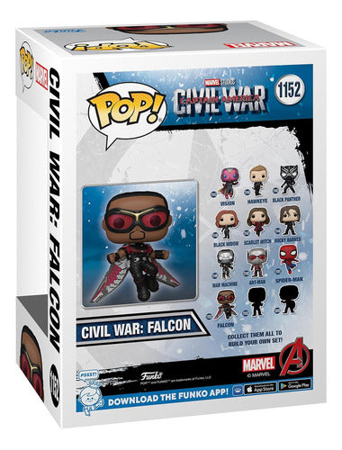 Funko Pop! Civil War Capitán América - Falcon #1152