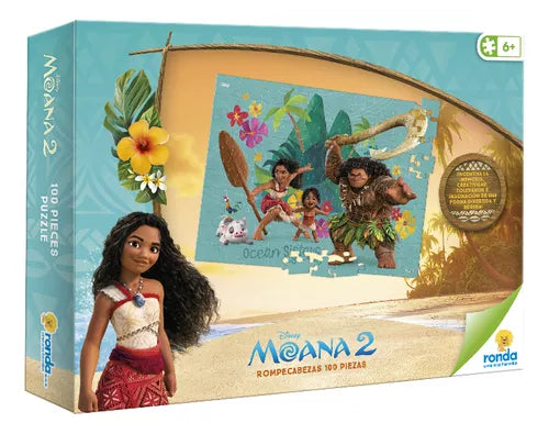 Rompecabezas X 100 Piezas Moana 2