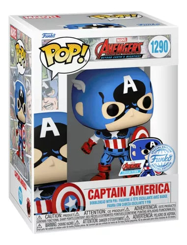 Funko Pop! & Pin: Los Vengadores: Capitán América #1290
