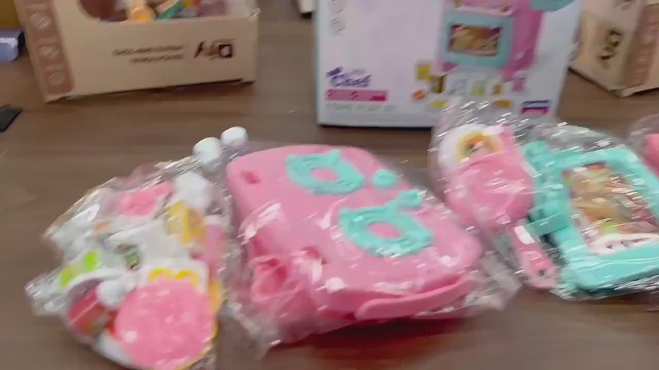 Set juguete de cocina en miniatura 48 Piezas Niña - Color Azul